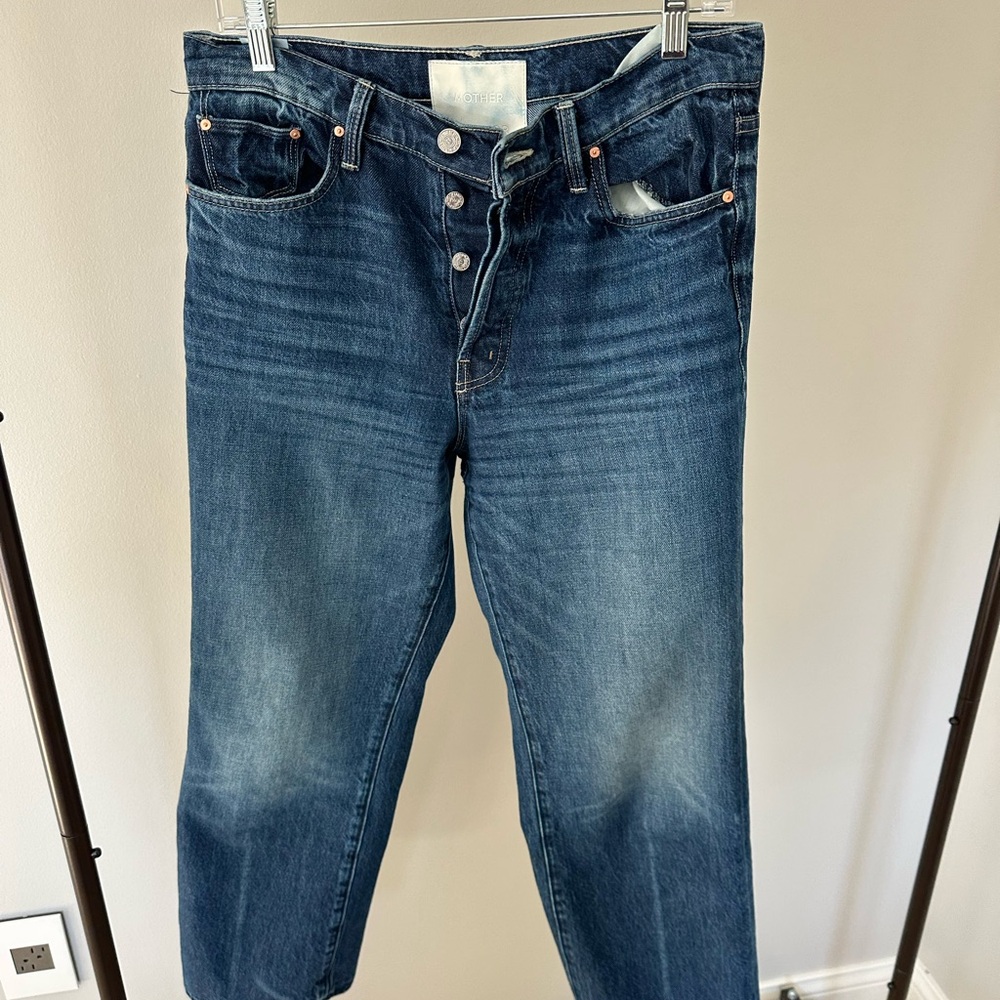 Mother Rambler Ankle Jeans in Well Stacked